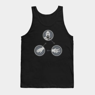 the rock paper scissors Tank Top